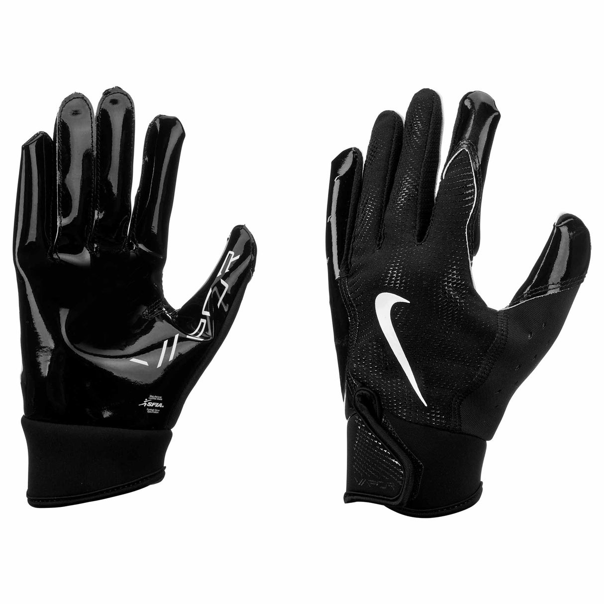 Nike Youth Vapor Jet 8.0 FG gants de football américain pour enfants - Black / Black / White