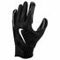 Nike Youth Vapor Jet 8.0 FG gants de football américain pour enfants - Black / Black / White