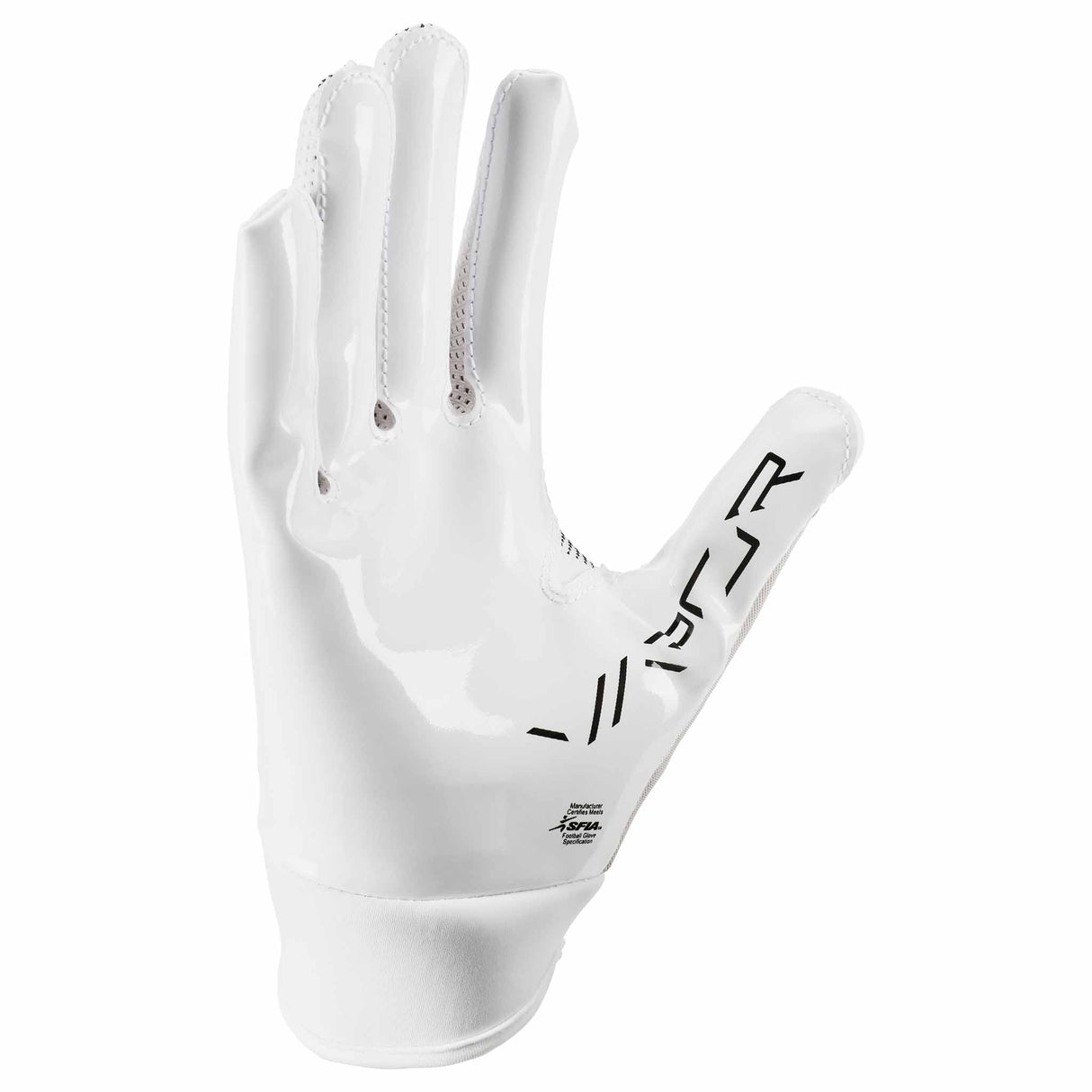 Nike Youth Vapor Jet 8.0 FG gants de football américain pour enfants - White / White / Black