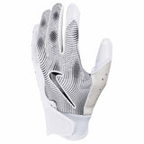 Nike Youth Vapor Jet 8.0 FG gants de football américain pour enfants - White / White / Black