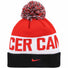 Nike tuque à pompon Canada Soccer Classic Striped