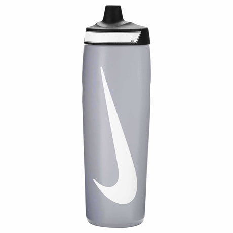 Nike Refuel 24oz bouteille d'eau sport compressible - Wolf Grey / Black / White