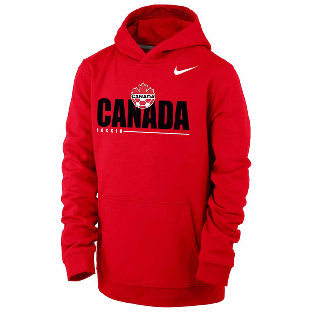 Nike Nike Canada Soccer Club Fleece hoodie de l'équipe nationale pour enfant
