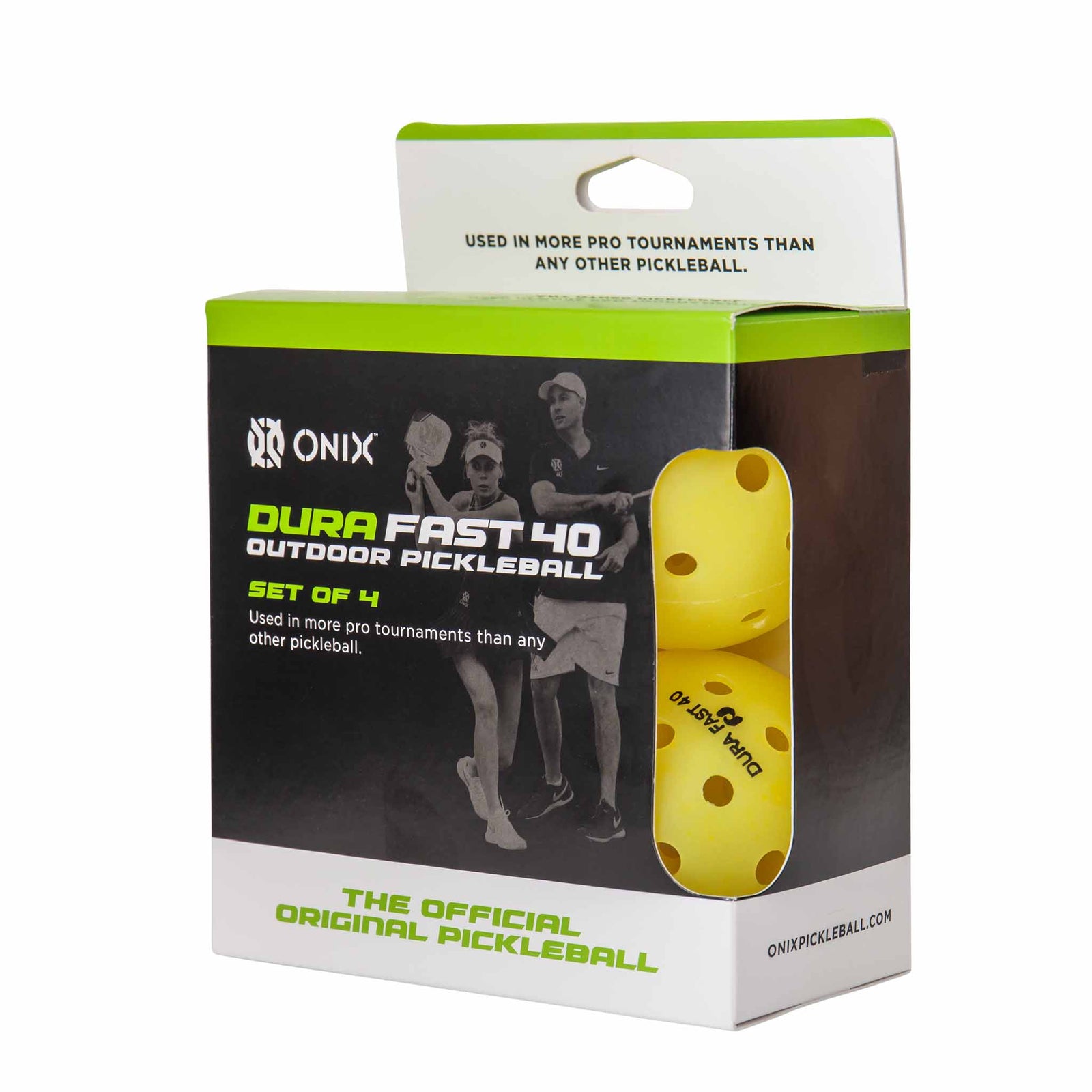 Onix Onix Dura Fast-40 Pickleballs - Ensemble de 4