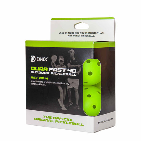 Onix Onix Dura Fast-40 Pickleballs - Ensemble de 4