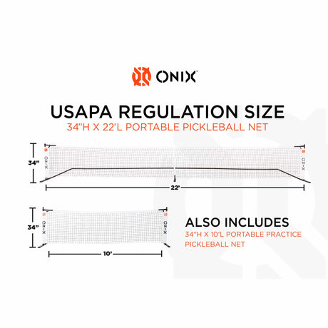 Onix Onix filet de pickleball portatif