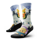 Outway Avo Toast Crew Chaussette de course à pied unisexe