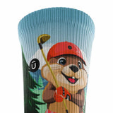 Outway Beaver Wood Crew Chaussette de course à pied unisexe