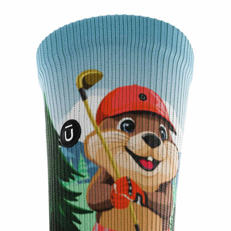 Outway Beaver Wood Crew Chaussette de course à pied unisexe