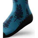 Outway Bright Night Athletic Knee High chaussette de compression unisexe - bleu