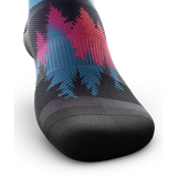 Outway Emberwood Quarter Chaussette de course à pied unisexe - Noir / Bleu