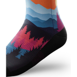 Outway Emberwood Quarter Chaussette de course à pied unisexe - Noir / Bleu