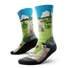 Outway Espresso Expedition Crew Chaussette de course à pied unisexe - vert / noir