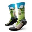 Outway Espresso Expedition Crew Chaussette de course à pied unisexe - vert / noir
