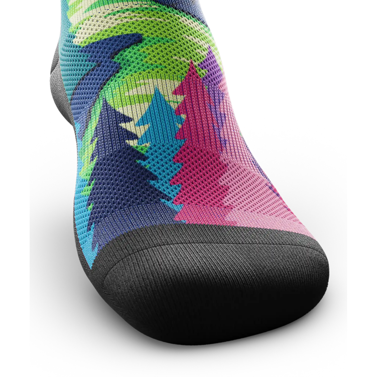 Outway Lost Paradise Crew Chaussette de course à pied unisexe - Vert / Bleu