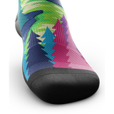 Outway Lost Paradise Crew Chaussette de course à pied unisexe - Vert / Bleu