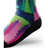 Outway Lost Paradise Crew Chaussette de course à pied unisexe - Vert / Bleu