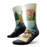 Outway Otter Crew Chaussette de course à pied unisexe