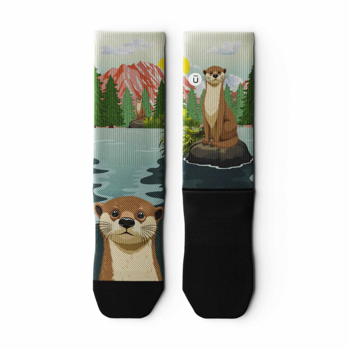 Outway Otter Crew Chaussette de course à pied unisexe