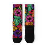 Outway Plantastic Crew Chaussette de course à pied unisexe - Noir / Vert