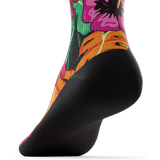 Outway Plantastic Crew Chaussette de course à pied unisexe - Noir / Vert