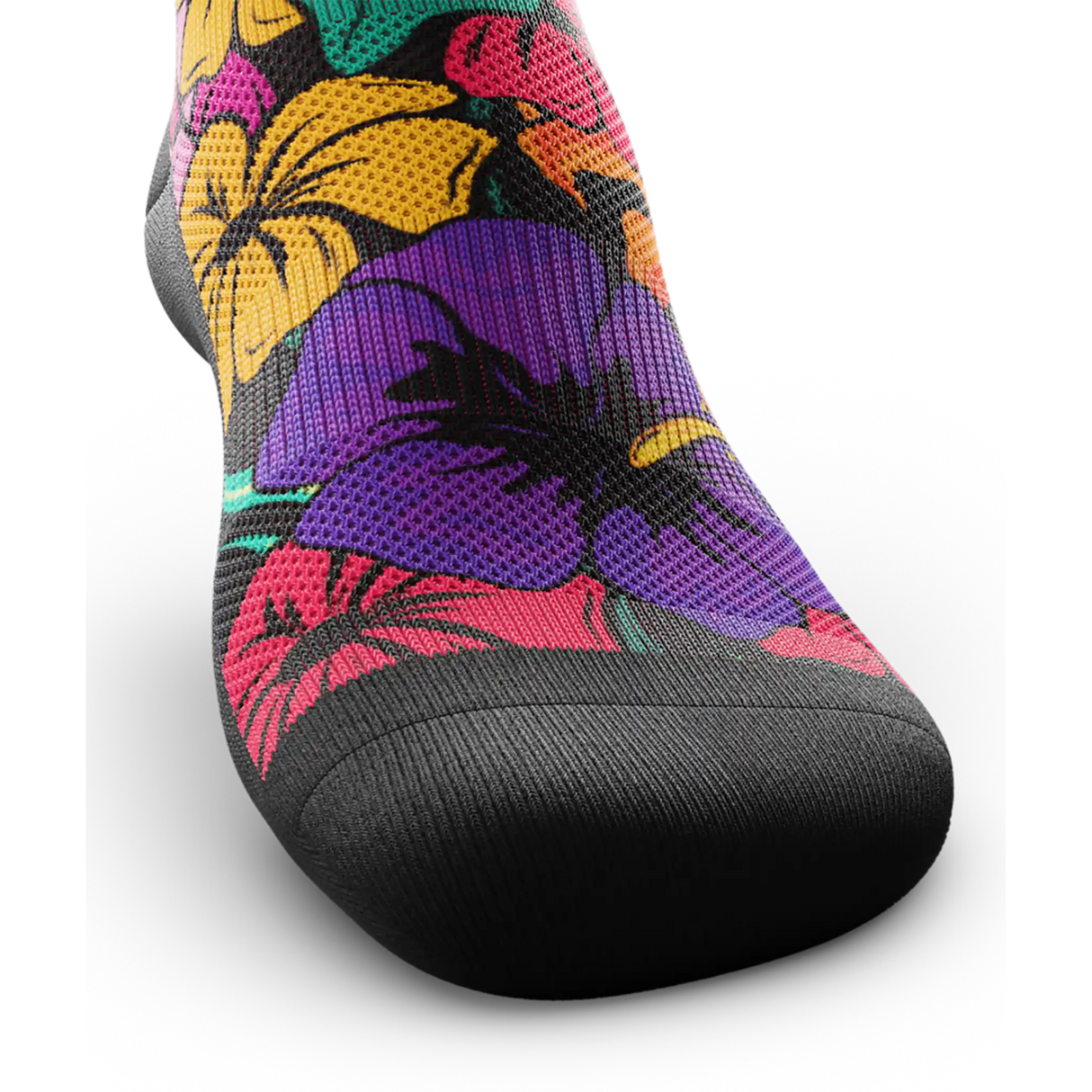 Outway Plantastic Crew Chaussette de course à pied unisexe - Noir / Vert