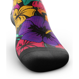 Outway Plantastic Crew Chaussette de course à pied unisexe - Noir / Vert