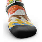 Outway Sushi Purrfection Crew Chaussette de course à pied unisexe - Bleu / Noir