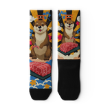 Outway Wagyu Waddle Crew Chaussette de course à pied unisexe - Brun / Orange