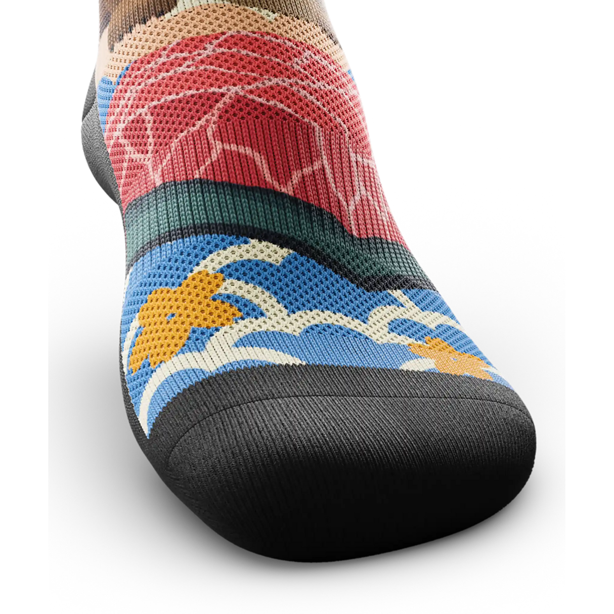 Outway Wagyu Waddle Crew Chaussette de course à pied unisexe - Brun / Orange