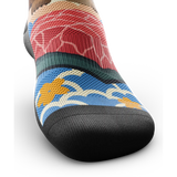 Outway Wagyu Waddle Crew Chaussette de course à pied unisexe - Brun / Orange