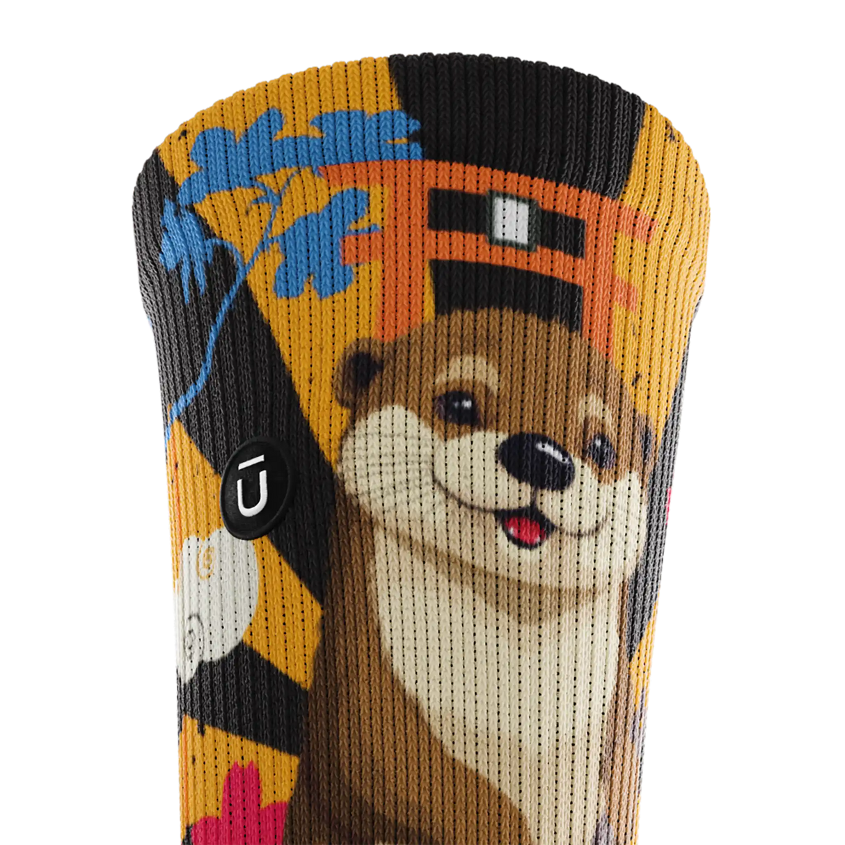 Outway Wagyu Waddle Crew Chaussette de course à pied unisexe - Brun / Orange