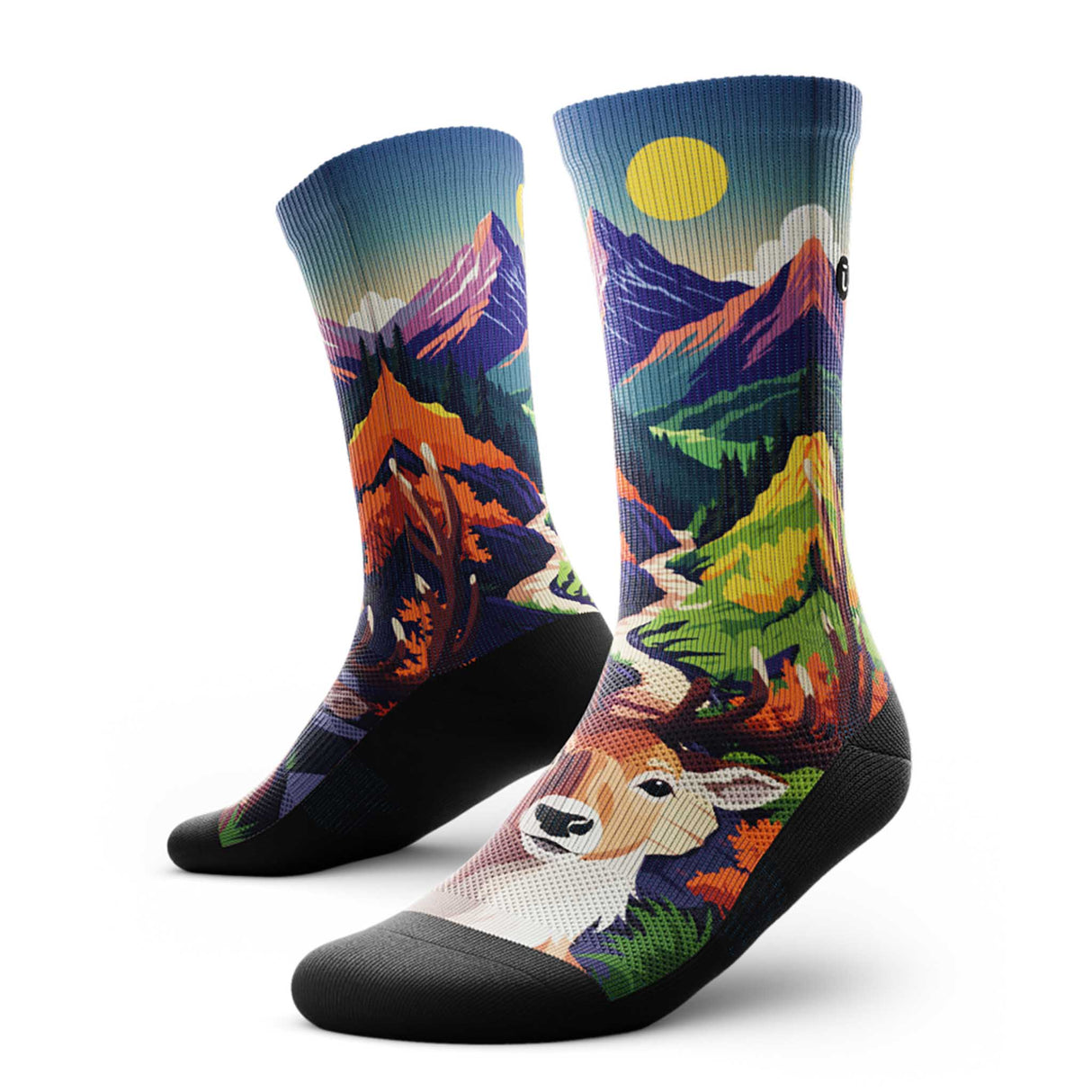 Outway Where Trails Begin Crew Chaussette de course à pied unisexe