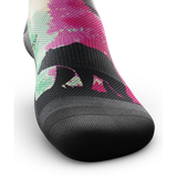 Outway Wild Spectrum Quarter Chaussette de course à pied unisexe - Noir / Rose