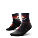 Outway Wildcrest Quarter Chaussette de course à pied unisexe - Noir / Orange