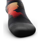 Outway Wildcrest Quarter Chaussette de course à pied unisexe - Noir / Orange