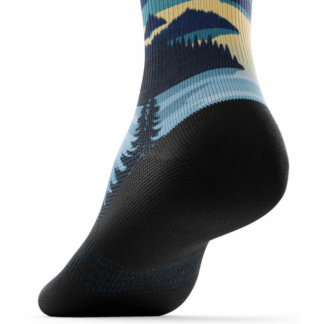 Outway Outway Coastal Fade Crew Chaussette de course à pied unisexe