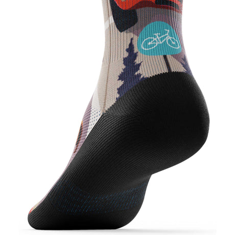 Outway Outway Fur-Mula Woof Crew Chaussette de course à pied unisexe