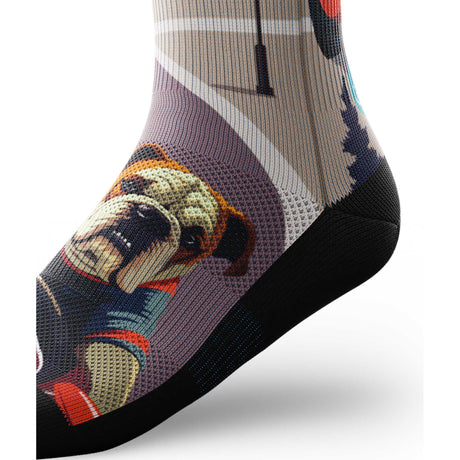 Outway Outway Fur-Mula Woof Crew Chaussette de course à pied unisexe