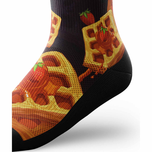 Outway Outway Wafflin' Around Crew Chaussette de course à pied unisexe