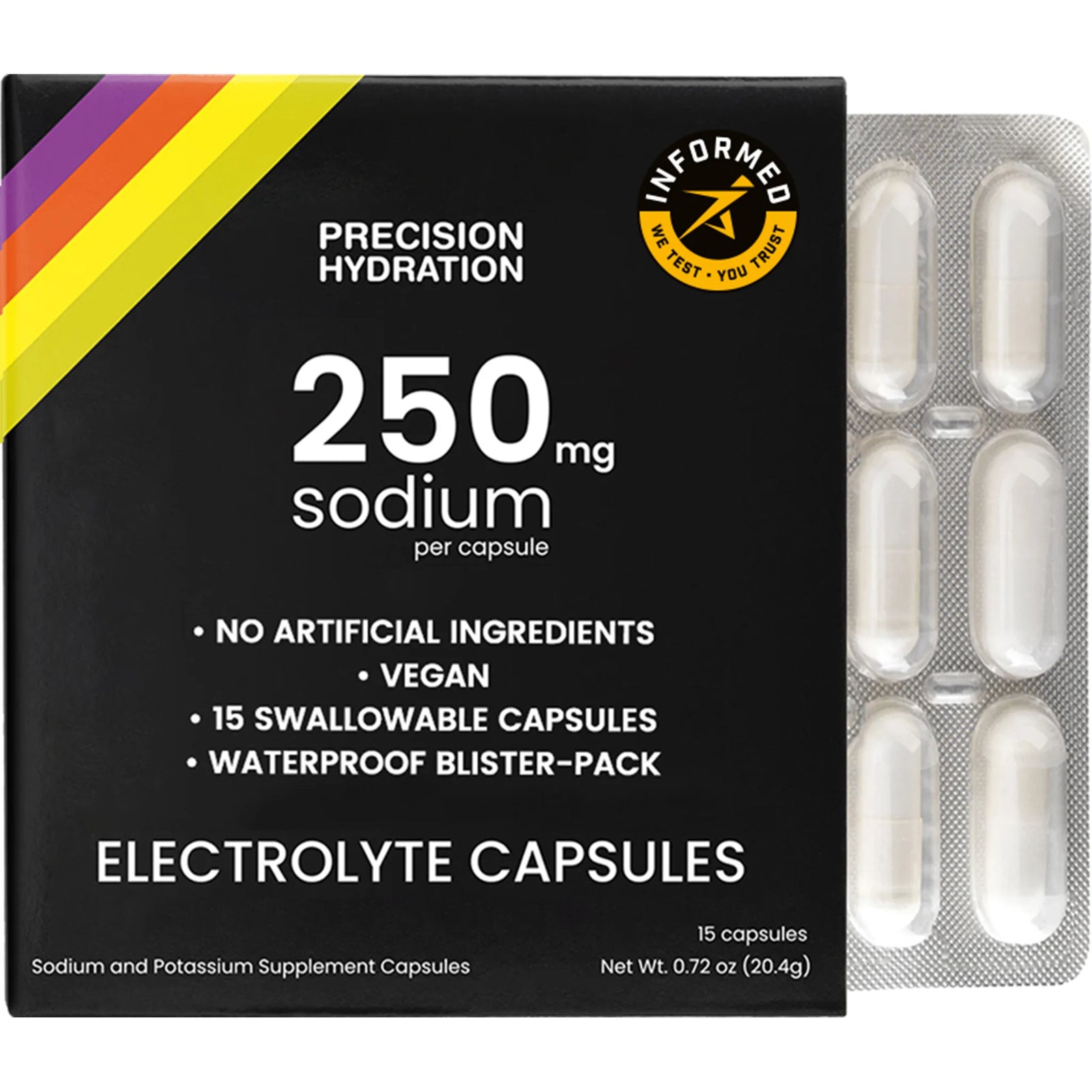 Precision Fuel & Hydration PH Electrolyte Capsules comprimés d'électrolytes (boîte de 15)