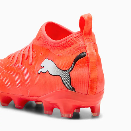 Puma Future 9 Match FG/AG chaussures de soccer à crampons junior - Glowing Red / Puma White / Puma Black / Puma Silver
