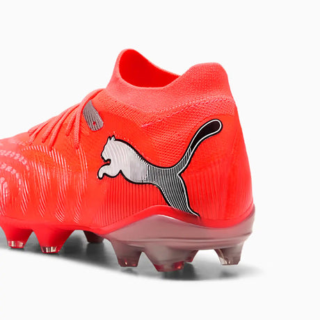 Puma Future 9 Match FG/AG Wn's chaussures de soccer à crampons femme - Glowing Red / Puma White / Puma Black / Puma Silver