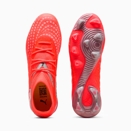 Puma Future 9 Match FG/AG Wn's chaussures de soccer à crampons femme - Glowing Red / Puma White / Puma Black / Puma Silver