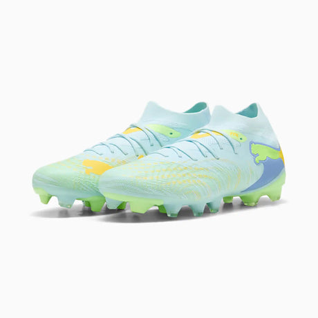 Puma Future 9 Match Light Up FG/AG Wn's chaussures de soccer à crampons femme - Fizzy Light / Icy Blue / Intense Lavender / Sun Stream