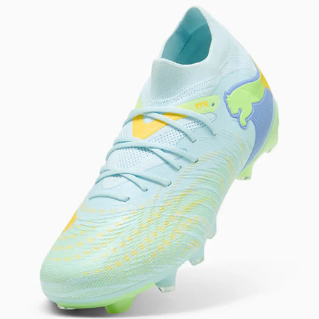 Puma Future 9 Match Light Up FG/AG Wn's chaussures de soccer à crampons femme - Fizzy Light / Icy Blue / Intense Lavender / Sun Stream
