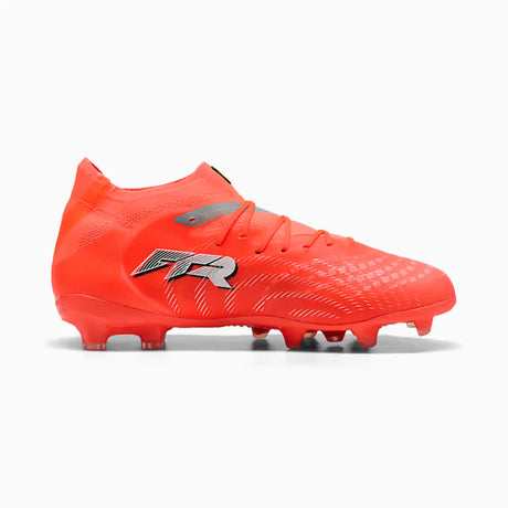 Puma Future 9 Pro FG/AG chaussures de soccer à crampons enfant - Glowing Red / Puma White / Puma Black / Puma Silver
