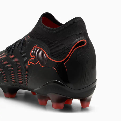 Puma Future 9 Ultimate FG chaussures de soccer à crampons - Puma Black / Glowing Red / Strong Grey
