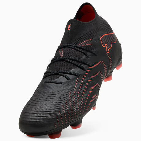 Puma Future 9 Ultimate FG chaussures de soccer à crampons - Puma Black / Glowing Red / Strong Grey