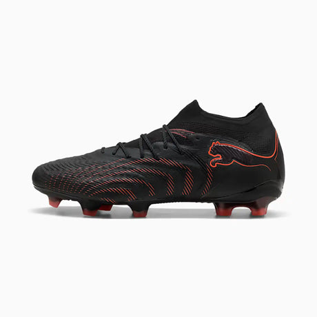Puma Future 9 Ultimate FG chaussures de soccer à crampons - Puma Black / Glowing Red / Strong Grey